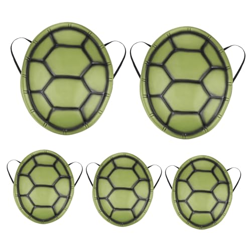 LIFKOME 20stücke Turtle Shell Kostüm Für Junge Mädchen Teiliges Eva Schildkrötenpanzer-cosplay Verstellbarem Schultergurt Für Karneval Halloween Und Partys Leicht Und Atmungsaktiv von LIFKOME