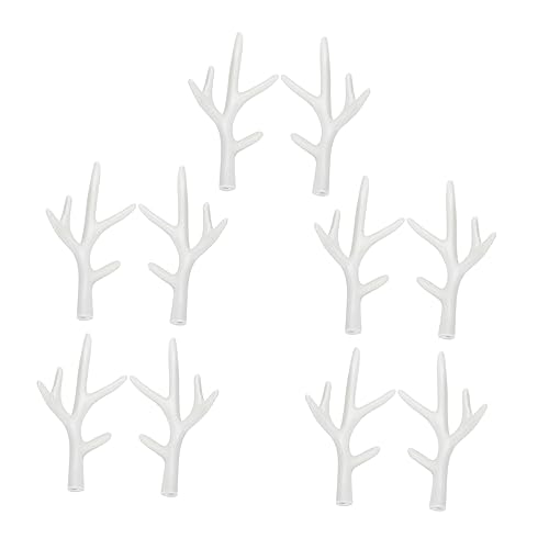 LIFKOME 25 Paar Künstliche Geweihe Rentier Haarband Weihnachtsgeweih Stirnband Weihnachtsmütze Haarspangen Deeley Boppers Weihnachts Rentiergeweih Set Niedliches Geweih von LIFKOME