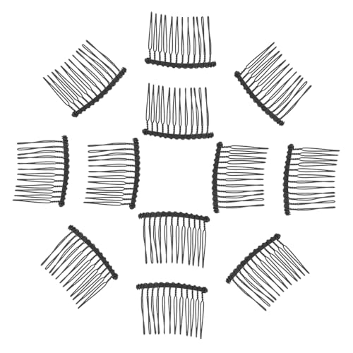 LIFKOME 25 Stück Teiliges Metall drahtkämme mit Zähnen Seitliche Haarkamm clips für Damen Vielseitiger Brautschmuck Stabiler Haarschmuck für Hochzeit und Alltag von LIFKOME