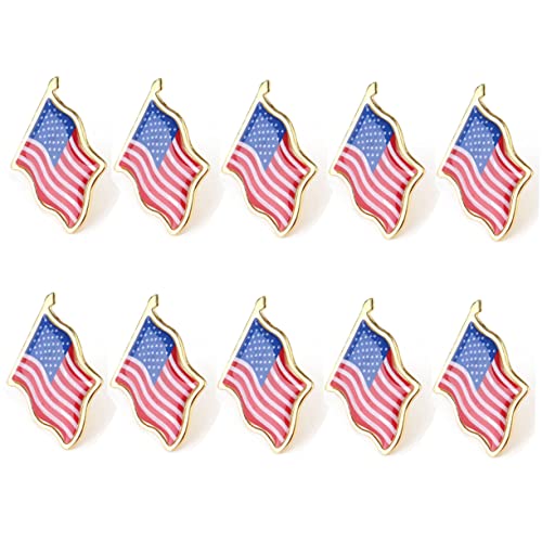 LIFKOME 25St Anstecknadel amerikanisch Flagge der Vereinigten Staaten Rucksack für Männer Krawatten für Männer Hut Reversnadel Abzeichen der Vereinigten Staaten Legierung Jacke Herren Mann von LIFKOME