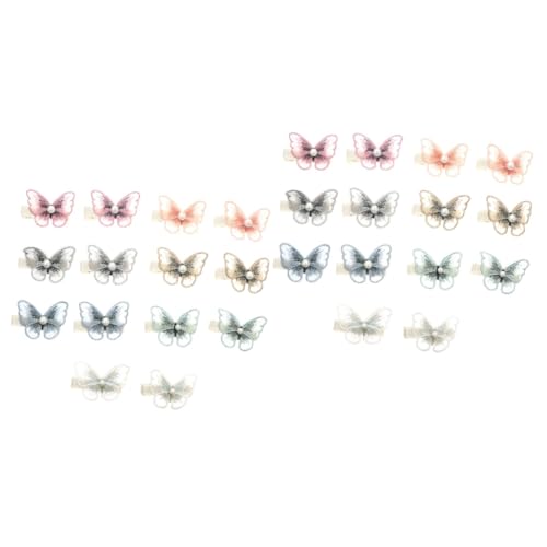 LIFKOME 2 Sets Schmetterlingsdekor Kopfschmuck-clip Stilvolle Schmetterlings-haarnadel Bequeme Haarspange Für Frauen 14 Stück * 2 von LIFKOME