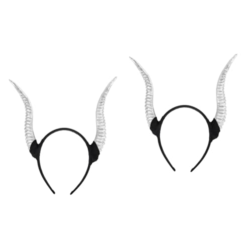 LIFKOME 2stücke Halloween Haarreif Mit Einzigartigen Schafshörnern Kostüm Zubehör Für Partys Fotokabinen Und Festliche Anlässe Für Jugendliche Und Erwachsene von LIFKOME