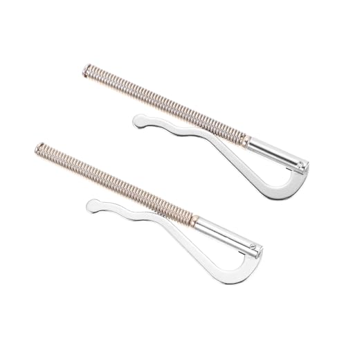 LIFKOME 2 Stück Geldklammern Aus Edelstahl Slim Wallet Kreditkartenhalter Mit Federmechanismus Für Bargeld Und Schecks Dünn Und Tragbar Silberfarben von LIFKOME