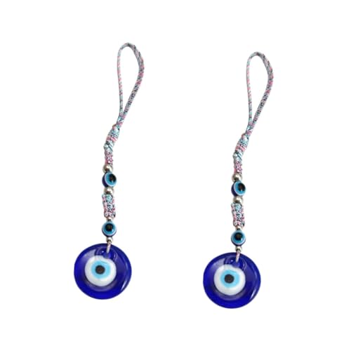 LIFKOME 2stücke Evil Eye Schlüsselanhänger Böses Auge Metallpendant Für Taschen Schlüssel Und Rucksäcke Leichte Und Langlebige Hängedekoration Für Schutz Und Glück Einzigartiges von LIFKOME