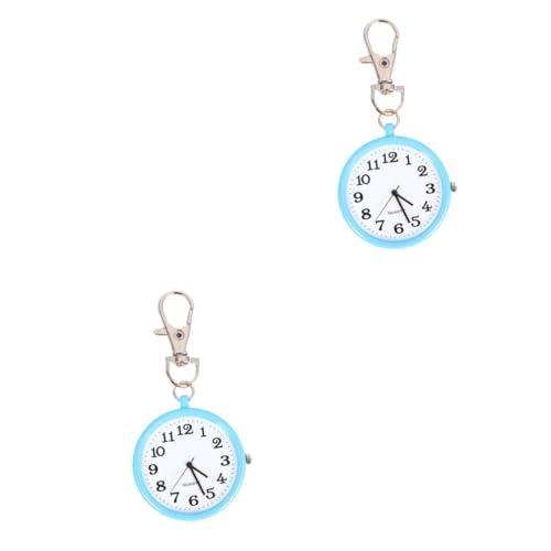 LIFKOME 2St Taschenuhr trauzeugengeschenke Jakobsweg wischtelgeschenk Herrenuhr Digitaluhren für Damen Halskette für Fob beobachten Anhänger ansehen Halskette mit Anhänger Blue von LIFKOME