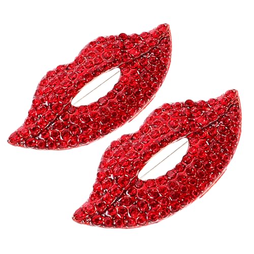 LIFKOME 2St Valentinstag-Herzbrosche Regleröffnungen Wandtattoo Spiegel einfaches Gestell Ring geburtstagsgeschenk Valentinstag Brosche Lippen-Hut-Patch Lippen Patch Strasssteine rot LIFKOME 2St Valentinstag-Herzbrosche Regleröffnungen Wandtattoo Spiegel einfaches Gestell Ring geburtstagsgeschenk Valentinstag Brosche Lippen-Hut-Patch Lippen Patch Strasssteine rot von LIFKOME