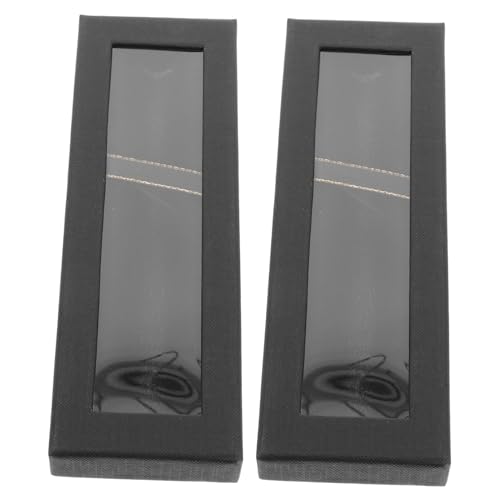 LIFKOME 2stücke Pack Stifteboxen Aus Papier Und Seide Leer Als Federmäppchen Stifteetuis Für Erwachsene Organizer Für Stifte Präsentationsbox Verpackung Für Stifte Und Kleine von LIFKOME