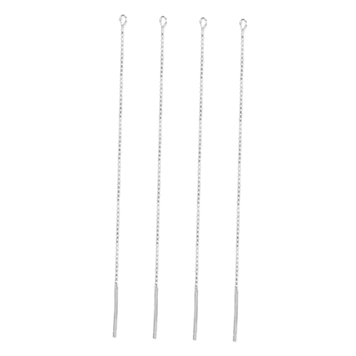 LIFKOME 2paare Diy Handgemachte Ohrringe Reinem Silber Ear Threads Lange Ohrring Durchzieher Für Schmuckgestaltung von LIFKOME