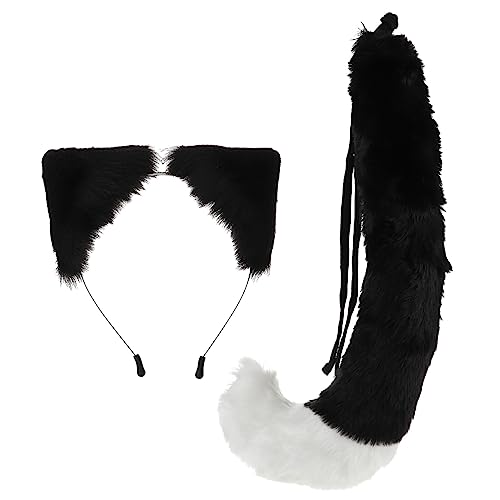 LIFKOME 2sätze Plüschigen Fuchsohren Und Fuchsschwanz Für Cosplay Für Halloween Und Kostümpartys Mit Hochwertigem Kunstfell Für Erwachsene von LIFKOME