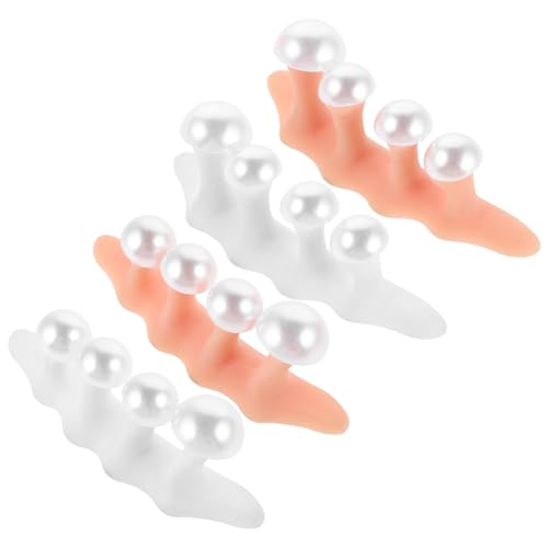 LIFKOME 2sätze Silikon-zehenspreizer Pediküre Fingerspreizer Für Nailart Wiederverwendbare Fußpflege-tools Nageltrenner Für Damen Und Herren von LIFKOME
