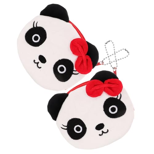 LIFKOME 2stücke Panda Form Damen Geldbörse Weicher Clutch Für Junge Mädchen Niedliche Kartenhalter Brieftasche Für Kleine Münzen Und Aufbewahrung von LIFKOME