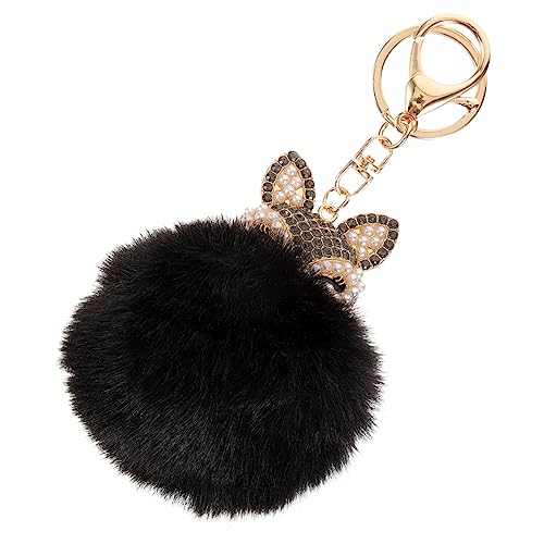 LIFKOME 2 Stücke Luxus Flauschigen Schlüsselanhänger Schlüssel Mit Strass Und Frauen Mädchen von LIFKOME