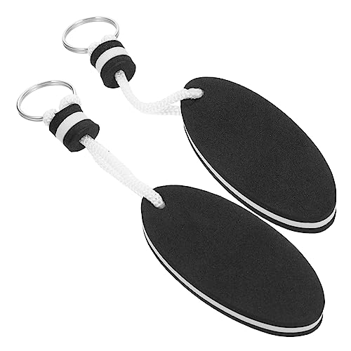 LIFKOME 2st Schlüsselbund Kajakbefestigung Schwebender Schlüsselanhänger Zubehör Für Paddleboards Nautisch Schwimmbad Boot Schlüsselanhänger Schwimmer Paddle-Board-zubehör Surfen Black von LIFKOME