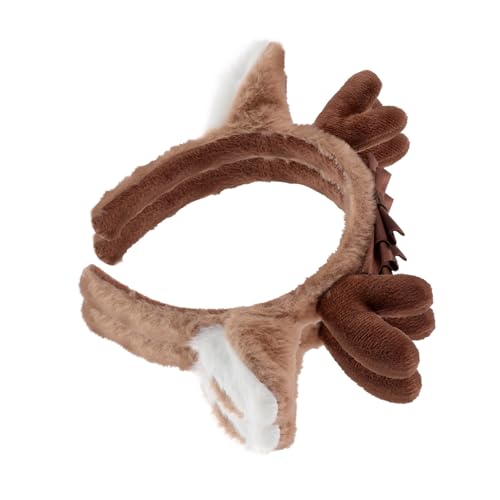 LIFKOME 2stücke Plüsch Rehgehörn Haarreif Für Cosplay Und Bühnenauftritte Stilvolle Und Lustige Tierohren Für Weihnachten Und Partys Accessoires Für Mädchen Und Damen von LIFKOME