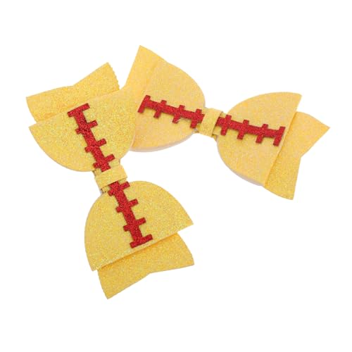 LIFKOME 2stücke American Football Haarschleifen Für Glitzernde Haarclips Robustem Material Dekorative Sport-haaraccessoires Für Mädchen Langlebig Und von LIFKOME