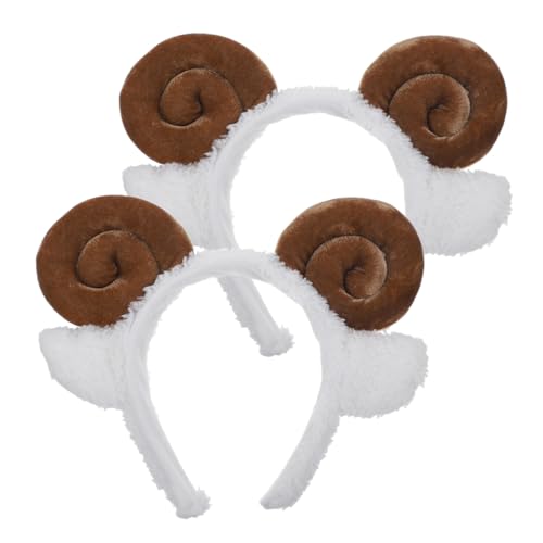 LIFKOME 2stücke Cute Cartoon Schaf Stirnband Lustiges Haarband Für Halloween Kostümpartys Bequemes Und Modisches Accessoire Für Freunde Und Cosplay-dekoration von LIFKOME