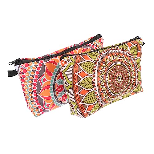 LIFKOME 2stücke Multifunktionale Kosmetiktaschen Für Praktische Toiletten Und Makeup-Bags Im Süßen Weihnachtsdesign Für Damen Und Mädchen Langlebig Und Leicht von LIFKOME