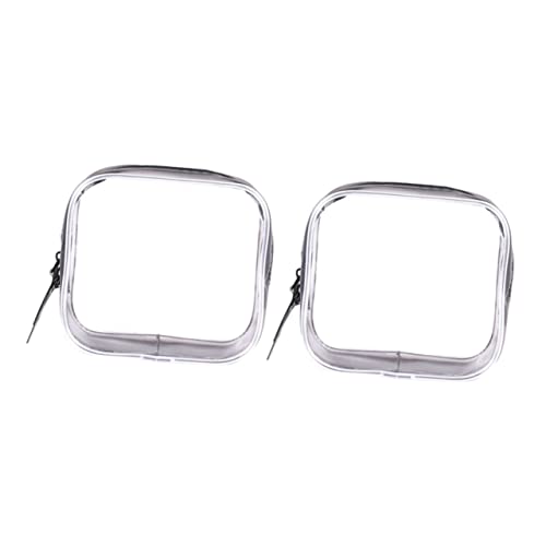 LIFKOME 2stücke Transparente wasserdichte Kosmetiktasche Aus PVC Aufbewahrungsbeutel Für Make-up Und Toilettenartikel Durchsichtige Kulturbeutel Organizer Für Kleine Artikel Tägliche von LIFKOME