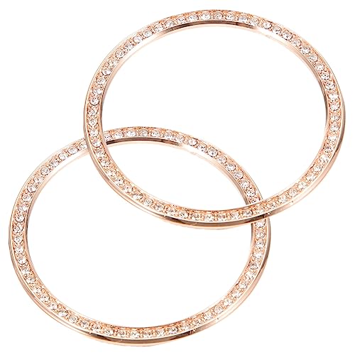 LIFKOME 2stücke -lünette Für Uhren Kratzfester Metallring Stylish Watch Bezel Dekorativer Schutzring Für Damen Und -Uhren von LIFKOME