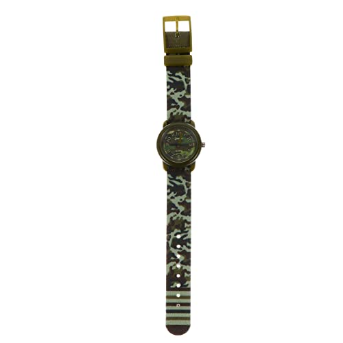 LIFKOME 2stücke wasserdichte Kinderuhr Im Cartoon-Stil Mit Camouflage-Design Bequeme Armbanduhr Für Jungen Und Mädchen Als Zu Geburtstagen Und Feiertagen von LIFKOME