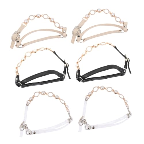 LIFKOME 3 Paare Damen Anti rutsch High Heel Knöchelriemen Verstellbarer Schnalle Abnehmbare Anti drop Schuhbänder für Sicheren Halt und Bequemen Sitz Passend für Pumps und Zufällige Farbe von LIFKOME