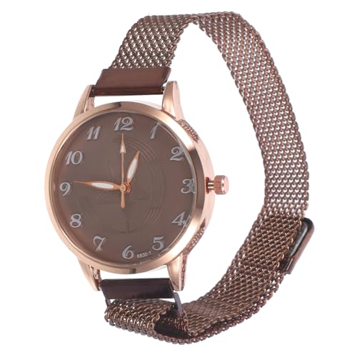 LIFKOME 3stücke Elegante Damen Uhr Mit Lederarmband Fünfzackiger Stern Design Praktisch Und Modisch Für Alltag Und Besondere Anlässe von LIFKOME