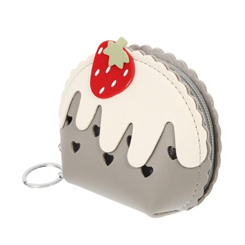 LIFKOME 3stücke Erdbeer Geldbörse Für Damen Süßes Handliches Münzportemonnaie Mit Reißverschluss Für Schule Shopping Und Alltag Praktischer Schlüsselanhänger Für Kleine von LIFKOME