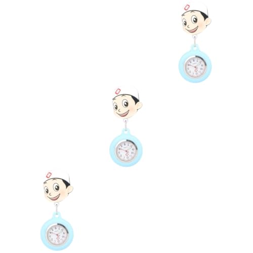 LIFKOME 3stücke Cartoon Taschenuhr Für Mini-hänguhr Mit Teleskopischer Funktion Leicht Und Praktisch Für Junge Mädchen Und Erwachsene Hellblau Für Alltag LIFKOME 3stücke Cartoon Taschenuhr Für Mini-hänguhr Mit Teleskopischer Funktion Leicht Und Praktisch Für Junge Mädchen Und Erwachsene Hellblau Für Alltag von LIFKOME