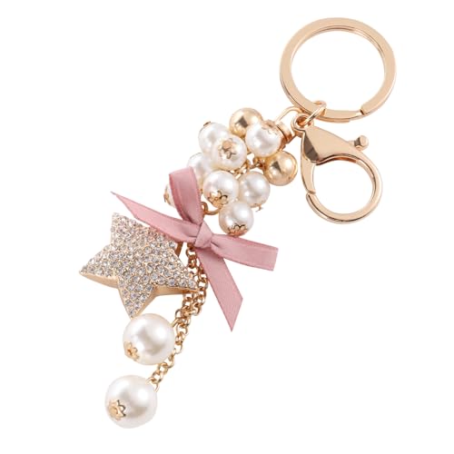 LIFKOME 3 STK Schlüsselanhänger Taschenanhänger Anhänger für Armbänder leuchtender Autoschlüssel einhängebeschlag handystativ schlüsselhalsband eincremehilfe Schlüsselbund Metall Rosa von LIFKOME