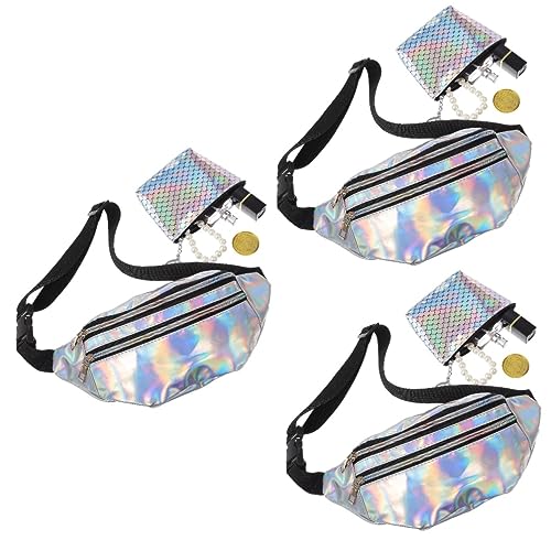 LIFKOME 3sätze Damen-gürteltasche Aus Hochwertigem Und Reißfest Mit Verstellbarem Schultergurt Und Münzfach Für Outdoor-Sport Und Reisen von LIFKOME