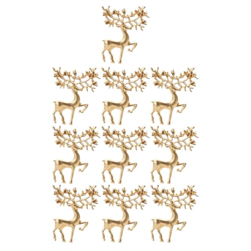 LIFKOME 3 Sätze Retro Elch Broschen Anstecknadeln Für Kleidung Schals Und Hüte Für Weihnachten Und Festliche Anlässe 10 Stück * 3 von LIFKOME