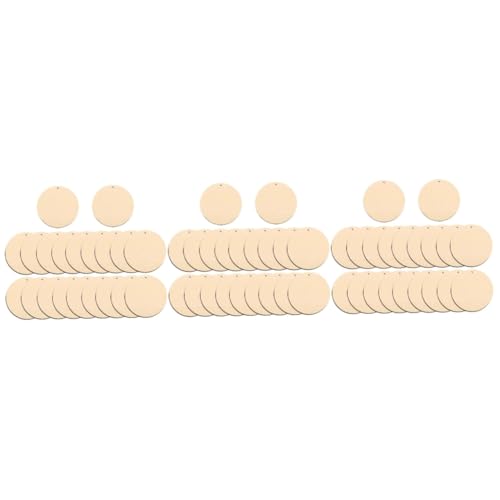 LIFKOME 3 Sätze Runde Holzohrringe Geometrische Holzohrringe Für Frauen Stilvolle Ohraccessoires Schmuckstück Für Partys Und Freizeit 50 Stück * 3 von LIFKOME