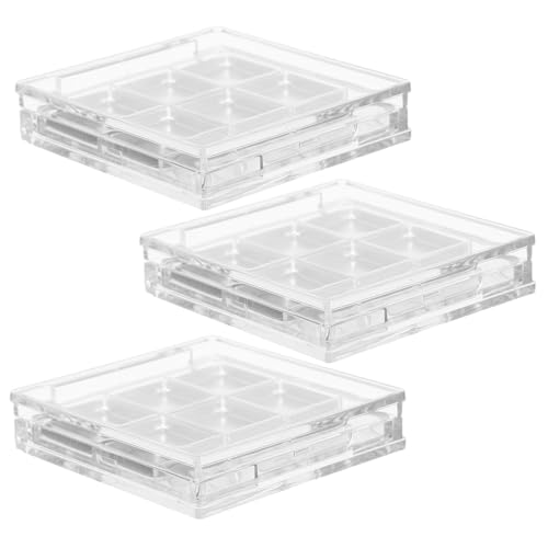 LIFKOME 3 Sätze Transparente Eyeshadow Palette mit Pinselhalter Leerer Make-up Organizer für Profi Privatgebrauch Robustes Reisefreundliches Design Vielseitig für Kreative LIFKOME 3 Sätze Transparente Eyeshadow Palette mit Pinselhalter Leerer Make-up Organizer für Profi Privatgebrauch Robustes Reisefreundliches Design Vielseitig für Kreative von LIFKOME