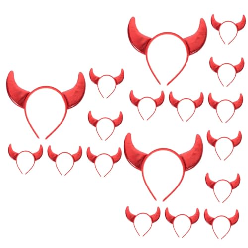 LIFKOME 18stücke Teufelshörner Haarreifen Glitzernde Halloween Accessoires Für Kostüme Für Karneval Mottopartys Und Cosplay Verkleidung Requisiten von LIFKOME