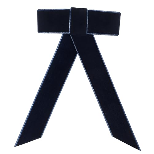 LIFKOME 3stücke Große Schleifen-haarspange Für Mädchen Elastische Haarclips Modisches Haarschmuck Blau Für Partys Und Anlässe Langlebig Und Sicher Im Gebrauch von LIFKOME