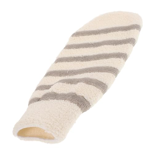 LIFKOME 3 Stück Badetuch Peeling-handschuhe Duschhandschuh Peelinghandschuhe Peelinghandschuh Dusche Badehandschuhe Peeling Mitt Flachs Beige von LIFKOME