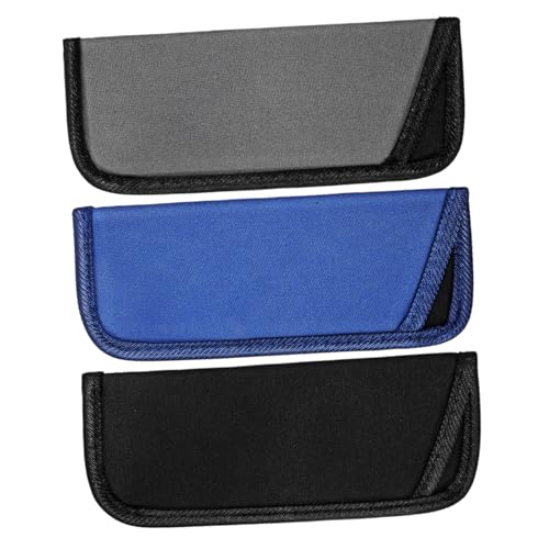 LIFKOME 3 Stück Brillenetui Zum Einstecken In Sonnenbrillentasche Schlankes Leichtes Brillenetui Brillenschutz Tragbare Brillen Aufbewahrungstasche von LIFKOME