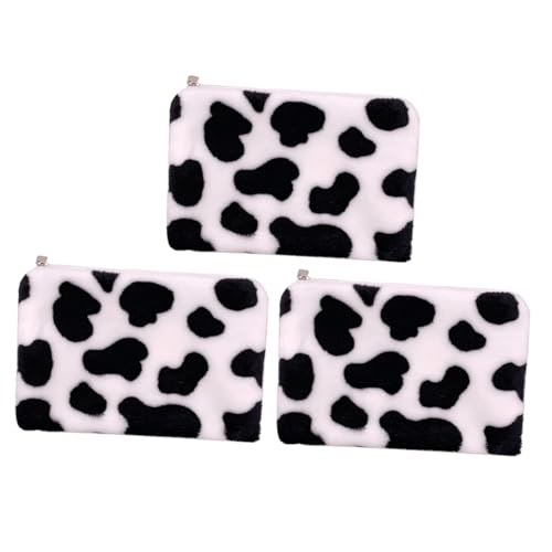 LIFKOME 3stücke Mini Cow Purse Niedliche Plüsch-münztaschen Im Cartoon-Stil Für Tägliche Verwendung Für Mädchen Und Unterwegs von LIFKOME