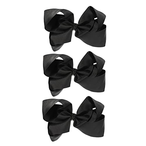 LIFKOME 3 Stück Haarspangen Und Schleifen Für Mädchen Und Kinder 15 2 Cm Polyester Haarschleifen Haarnadeln Kleinkinder-schleifen Clip Für Partys Tägliches Outfit von LIFKOME