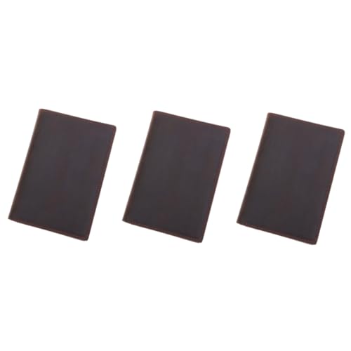 LIFKOME 3stücke Vintage Bifold Geldbörse Für Herren Mit RFID-Schutz Schmaler Geldklammer Und Multifunktionalem Karten Passhalter Kaffee Für Männer von LIFKOME