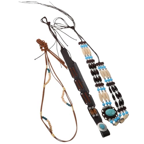 LIFKOME 3stücke Hutbänder Dekorative Strohhutbänder Strandhutband Diy-hutband Für Damen Und Herren Langlebiges Hutband Mit Filigranem Design Passende Für Breitkrempige Hüte von LIFKOME