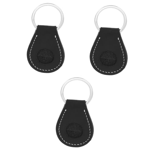 LIFKOME 3 Stücke Stilvolle Schlüsselanhänger Neuheit Schlüsselring Kette Zugang Karte Leder Fall Decor von LIFKOME