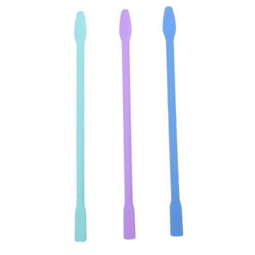 LIFKOME 3 Stück Silikon Beauty Stick Rührstäbchen für DIY Gesichtsmaske Wiederverwendbar Glatte Oberfläche Hautfreundlich Robust Langlebig für Einfache Anwendung und Reinigung von LIFKOME