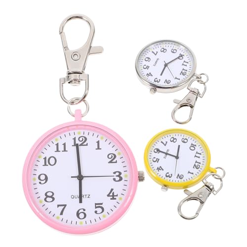 LIFKOME 3stücke Teiliges Pocket Watch Schlüsselanhänger Retro Design Praktische Schlüsselhalterung Für Dekoration Und Geschenkideen von LIFKOME