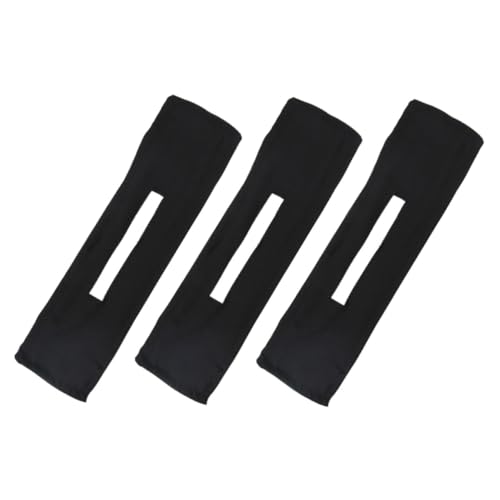LIFKOME 3 Stück Teiliges Damen Haardutt stirnband Draht Verstellbar Knotendes Haarband für Elegante Haarknoten Dutt former und Vielseitigen Haarschmuck Bequem und Strapazierfähig Schwarz von LIFKOME