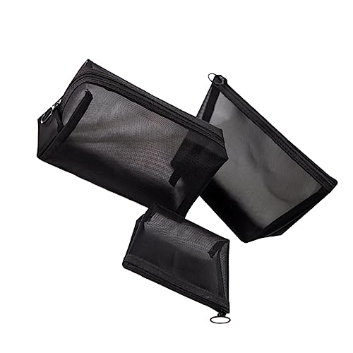 LIFKOME 3 Stück Teiliges Make Up Tasche Set Reise Kosmetiktaschen für Damen Große Kapazität Leicht und Kompakt für Urlaub und Alltag für Lippenstift Zahnbürste und Mehr von LIFKOME