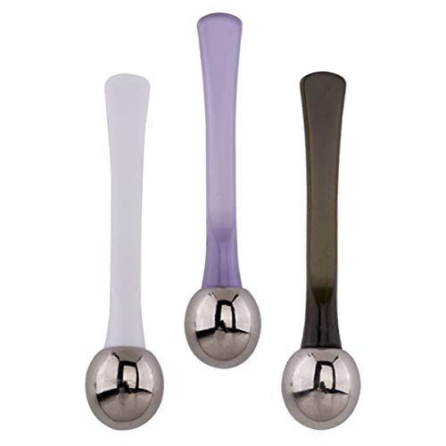LIFKOME 3 Stück Teiliges Massage Gesichtsmaske Löffel Augenmassage Stab und Kosmetikspatel für Effektive Hautpflege und Reduzierung von Augenringen für Gesicht und Augenbereich von LIFKOME