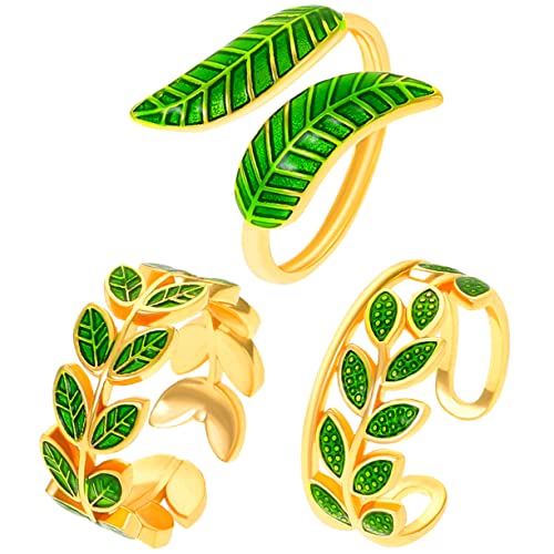 LIFKOME 3 Stück Teiliges Verstellbare Ringe für Damen Einfaches Elegantes Fingerringschmuck für Besondere Anlässe und Alltag als für Frauen von LIFKOME