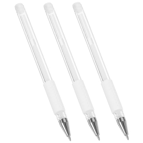 LIFKOME 3 Stück Wasserfester Mapping Stifte für Präzise Augenbrauenpositionierung Hautfreundlich Langlebig Weißer Microblading Stift zum Vorzeichnen und Tattooing von LIFKOME