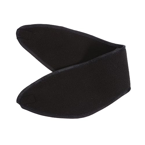 LIFKOME 3stücke Doppellagiges Fleece-stirnband Für Damen Und Herren Warmes Kopfband Mit Dehnbarem Design Für Sport Yoga Laufen Und Gesichtspflege Schwarz von LIFKOME